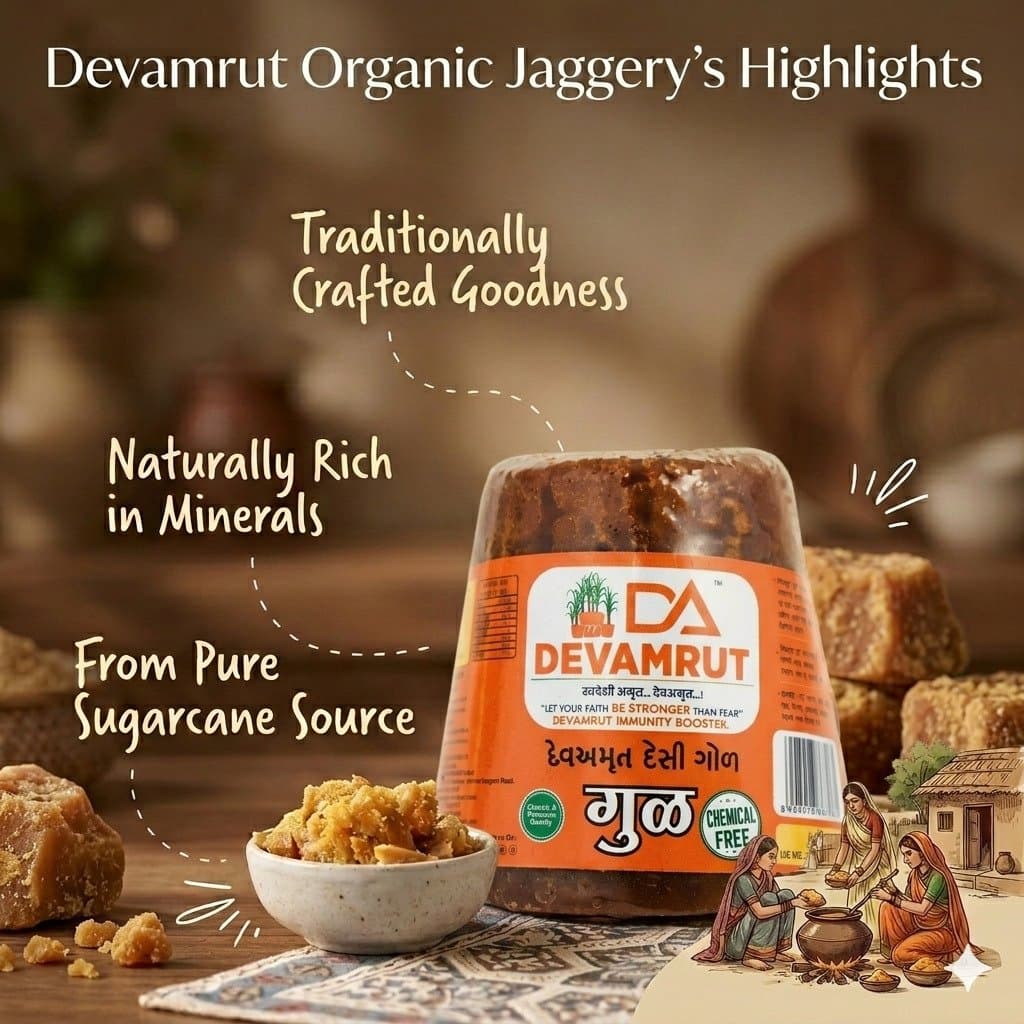 Jaggery Dhep 900g (Traditional Natural Sweet Block)